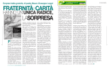 Fraternità e carità hanno un unica radice, la sorpresa