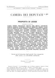 proposta di legge - Camera dei Deputati