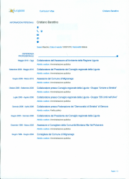 Barattino Cristiano - curriculum vitae