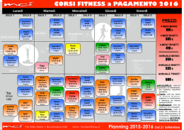 clicca qui per vedere il planning completo