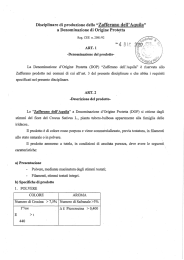 Zafferano dell`Aquila DOP - Ministero delle politiche agricole