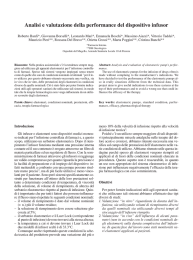 Analisi e valutazione della performance del