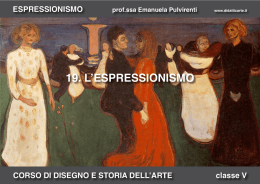 19. L`ESPRESSIONISMO