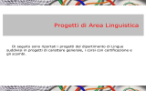 Progetti area linguistica - Liceo Ginnasio Statale «Virgilio