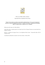 “Schema” di convenzione