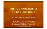 Nuove generazioni di origine immigrata