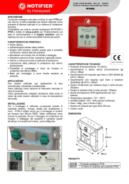 P700 DESCRIZIONE Il pulsante analogico manuale a