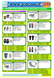 INTERRUTTORI COMMUTATORI DEVIATORI E PULSANTI
