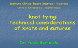 Arthroscopic knot tying