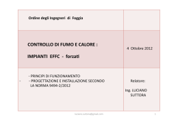 CONTROLLO DI FUMO E CALORE - Ordine degli Ingegneri della