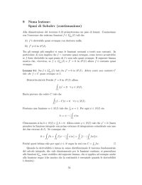 9 Nona lezione: Spazi di Sobolev (continuazione)