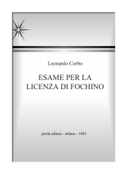 Manuale per l`esame da Fochino, 1983
