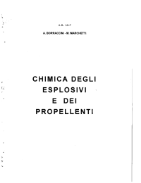 Appunti Chimica degli Esplosivi