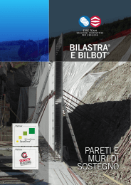 PARETI E MURI DI SOSTEGNO BILASTRA® E BILBOT®