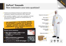 DuPontTM Easysafe Non indossare una tuta qualsiasi!