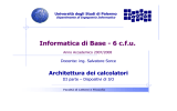 Architettura dei calcolatori - Università degli Studi di Palermo