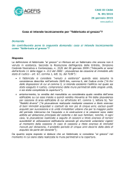 Cosa si intende tecnicamente per “fabbricato al grezzo”?