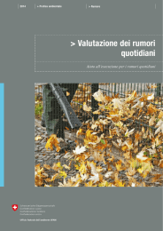 Valutazione dei rumori quotidiani