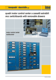 quadri motor control center a cassetti estraibili mcc switchboards