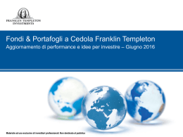 I fondi a cedola Franklin Templeton