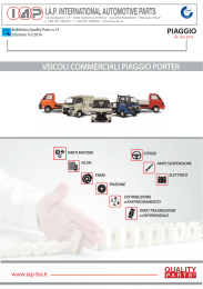 VEICOLI COMMERCIALI PIAGGIO PORTER PIAGGIO