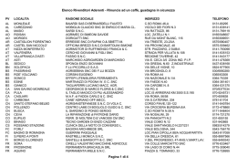 Elenco Rivenditori Aderenti - Rinuncia ad un caffè, guadagna in