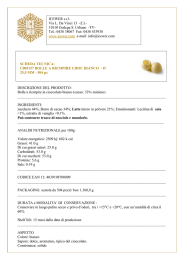 Bolle a riempire in cioccolato bianco