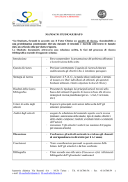 Studio Guidato - Corso di Laurea in Infermieristica