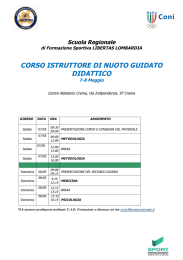 Nuoto Guidato Didattico - Sport Management Group