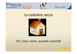 La cedolare secca