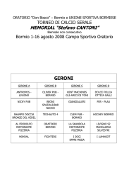 gironi - Unione Sportiva Bormiese