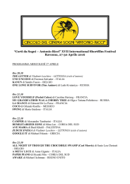 XVII International Shortfilm Festival Ravenna, 27-30