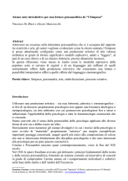 Alcune note introduttive per una lettura psicoanalitica de &ldquo;I Simpson