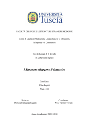 TESI - Elisa Lupidi