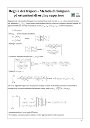 Integrazione numerica