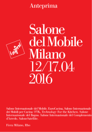 Anteprima - Salone del Mobile.Milano