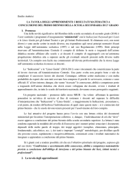 I sedici risultati di apprendimento - Liceo Scientifico G. Galilei Ancona