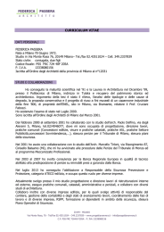 FEDERICA PASSERA CURRICULUM VITAE