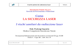 I rischi sanitari da radiazione laser