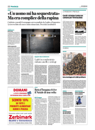 «Un uomo mi ha sequestrata» Ma era complice della rapina