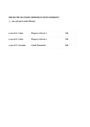 a cura di G. Cohen Pitagora si diverte 1 7,00 a cura di G. Cohen