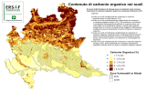 Contenuto di carbonio organico nei suoli
