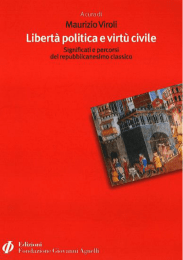 Libertà politica e virtù civile