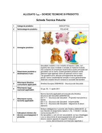 Scheda Tecnica Giocattoli