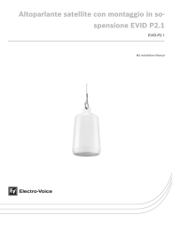 Altoparlanti a sospensione EVID P2.1 - Electro