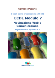 ECDL Modulo 7 - sia