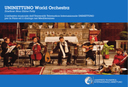 UNINETTUNO World Orchestra - Università Telematica Uninettuno