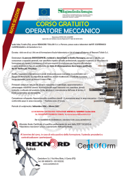 corso gratuito operatore meccanico