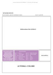 Anno 2001 aprile - Notizie in Controluce