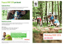 Workshop WWF 2016 per docenti